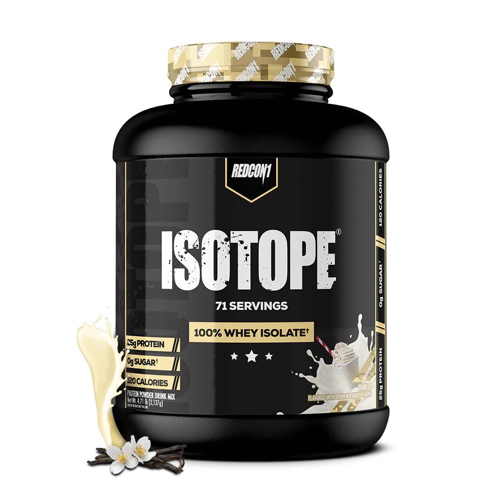 Redcon1 Isotope 100% whey isolate - Vanilla 71 Servings - Protein Powder