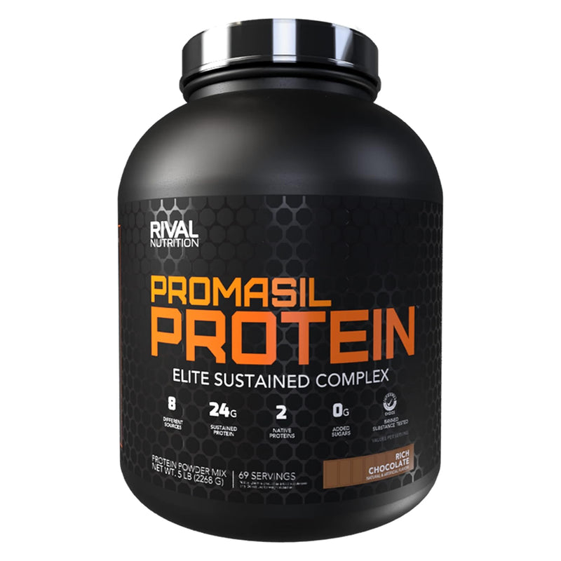 Rivalus Promasil Protein - Elite Multi-sourced Protein Blend Rich Chocolate / 5lbs