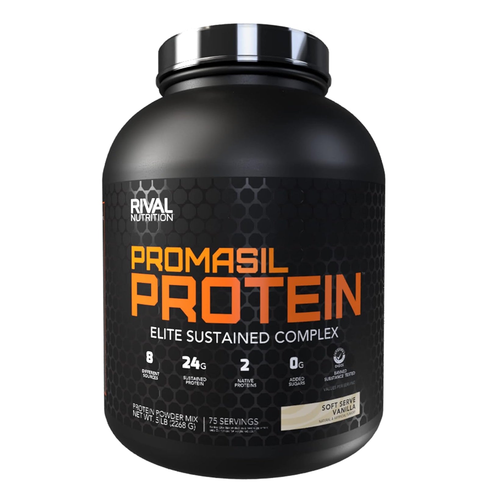 Rivalus Promasil Protein - Elite Multi-sourced Protein Blend Soft Serve Vanilla / 5lbs