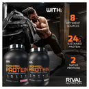Rival Nutrition Promasil Protein - Strawberry 5lbs - - Protein Powder