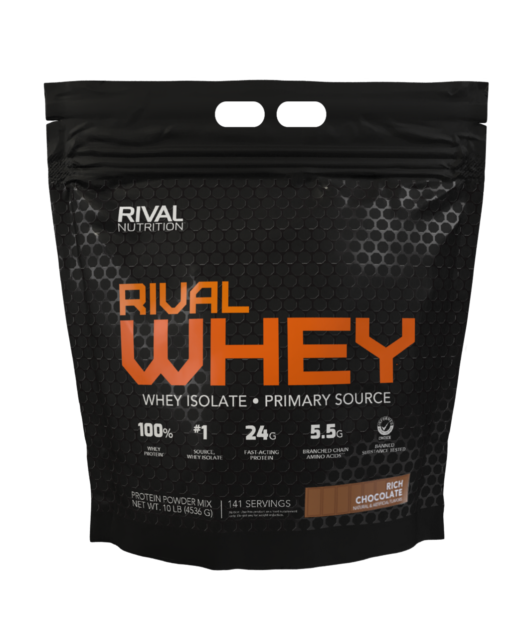 Rival Nutrition Rival Whey - Rich Chocolate 10lbs - Protein Powder