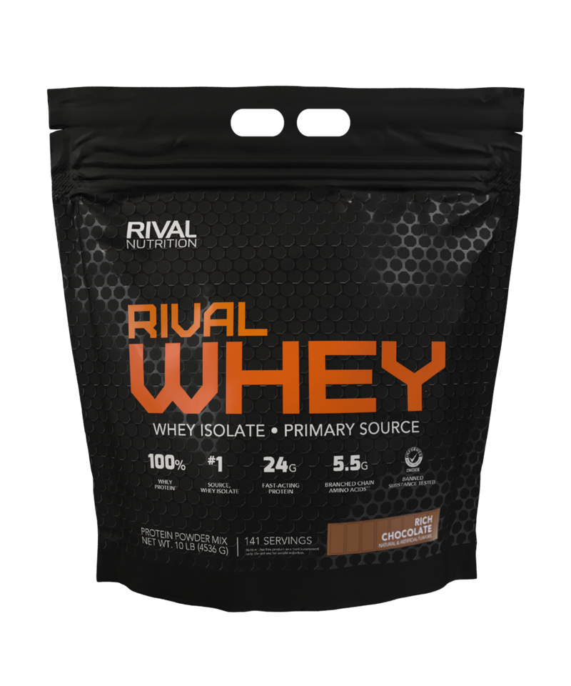 Rival Nutrition Rival Whey - Rich Chocolate 10lbs - Protein Powder