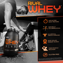Rival Nutrition Rival Whey - Rich Chocolate 10lbs - Protein Powder
