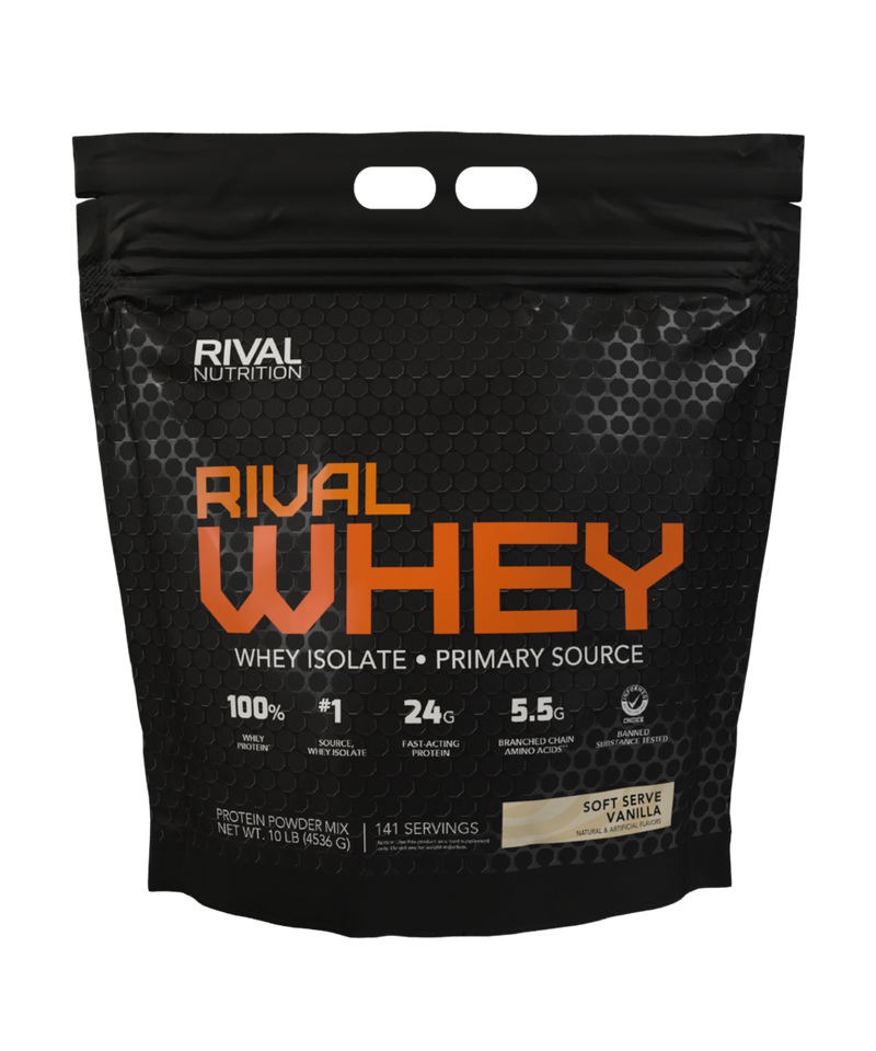 Rival Nutrition Rival Whey - Soft Serve Vanilla 10lbs - Protein Powder