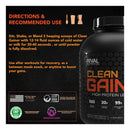 Rival Nutrition Clean Gainer - Cookies N Cream 5lbs - Mass Gainer