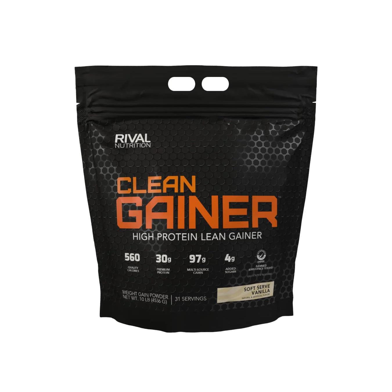 Rival Nutrition Rivalus Clean Gainer Soft Serve Vanilla / 10lbs