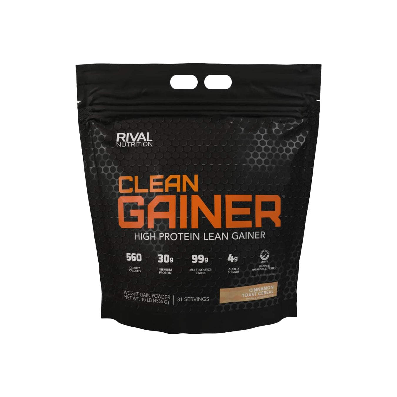 Rival Nutrition Rivalus Clean Gainer Cinnamon Toast Cereal / 10lbs