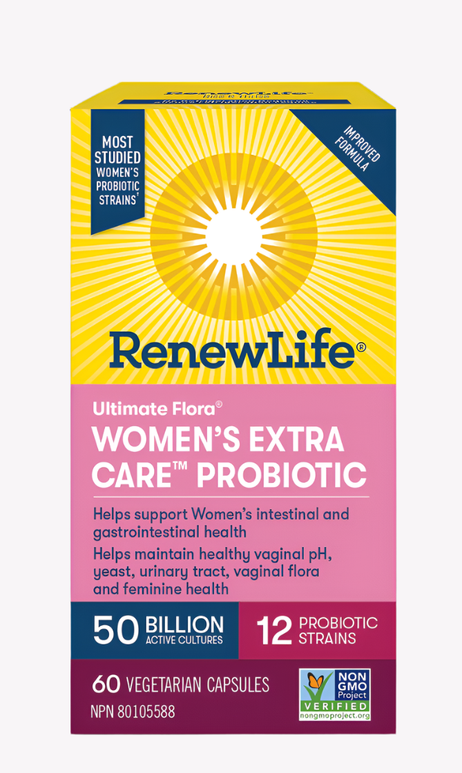 Renew Life Ultimate Flora Women's Extra Care 50B - 60 capsules - Probiotics