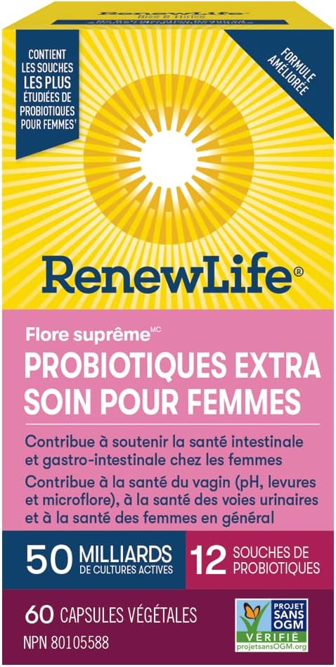 Renew Life Ultimate Flora Women's Extra Care 50B - 60 capsules - Probiotics