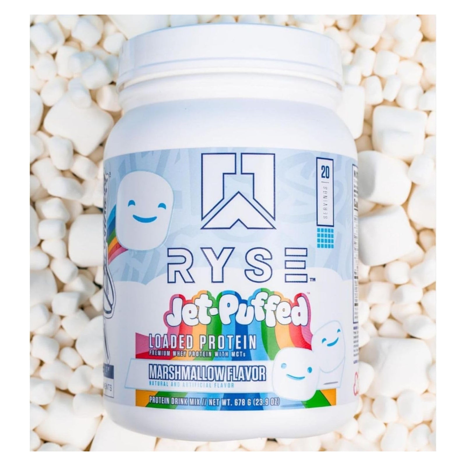 Ryse Loaded Protein Jet-Puffed Marshmallow / 27 Servings