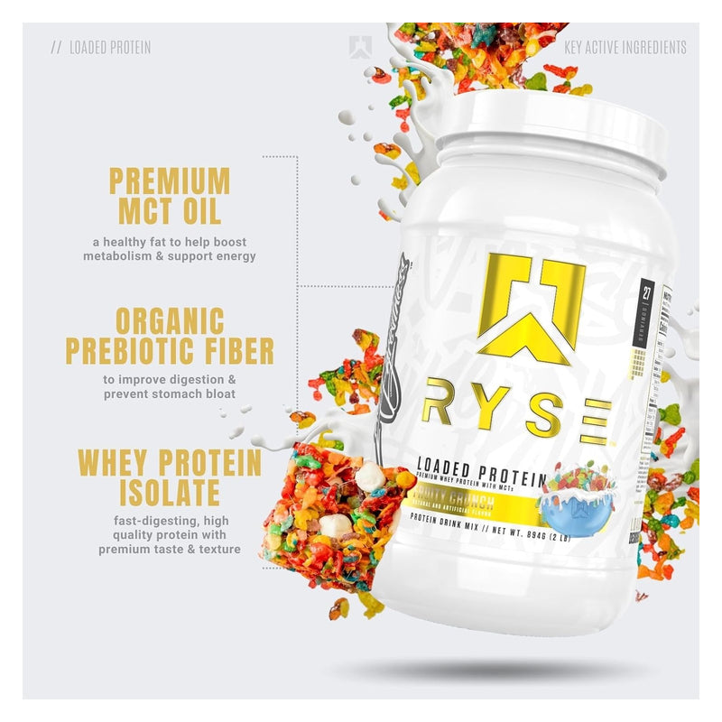 Ryse Loaded Protein Fruity Crunch / 27 Servings