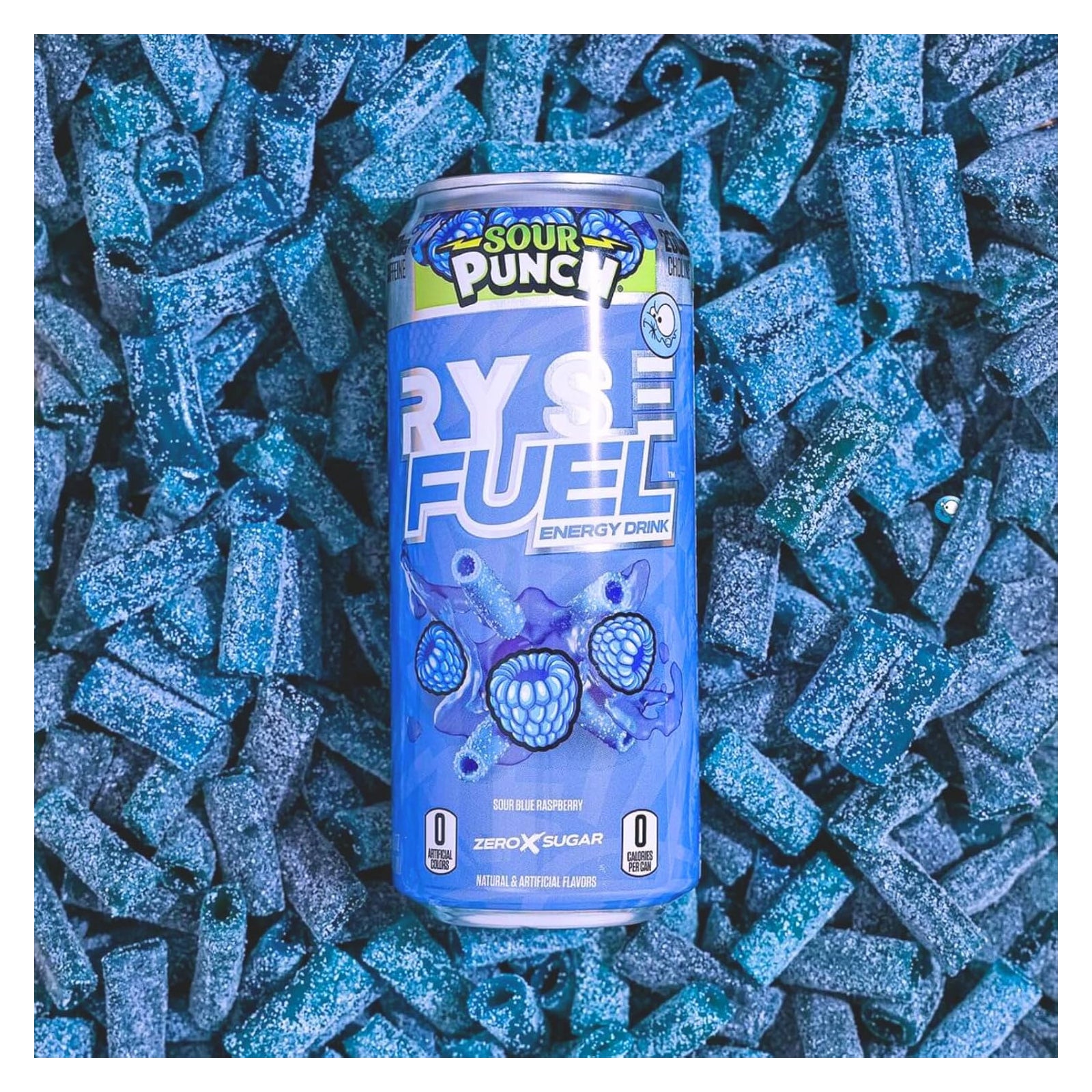 Ryse Fuel Energy Drink Sour Punch Blue Raspberry / 12-Pack