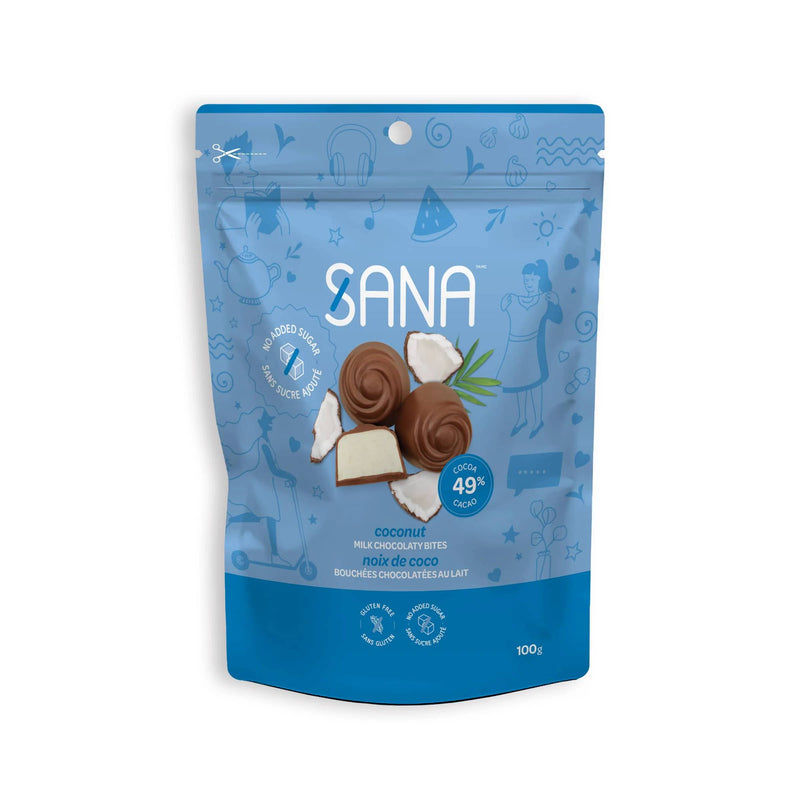 Sana Protein Bites Milk Chocolaty Coconut / 100g