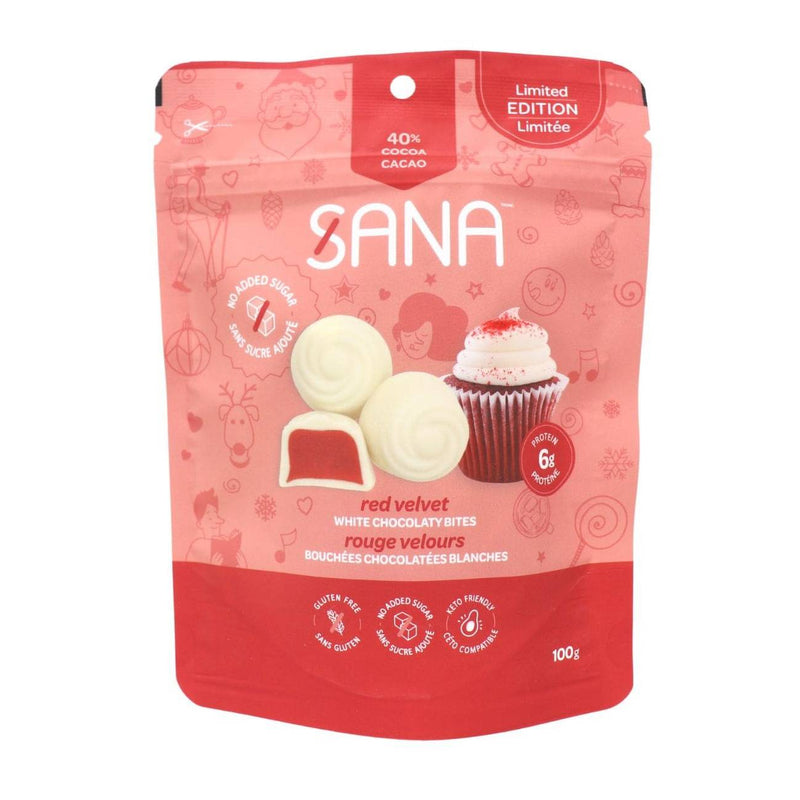 Sana Protein Bites White Chocolaty Red Velvet / 100g