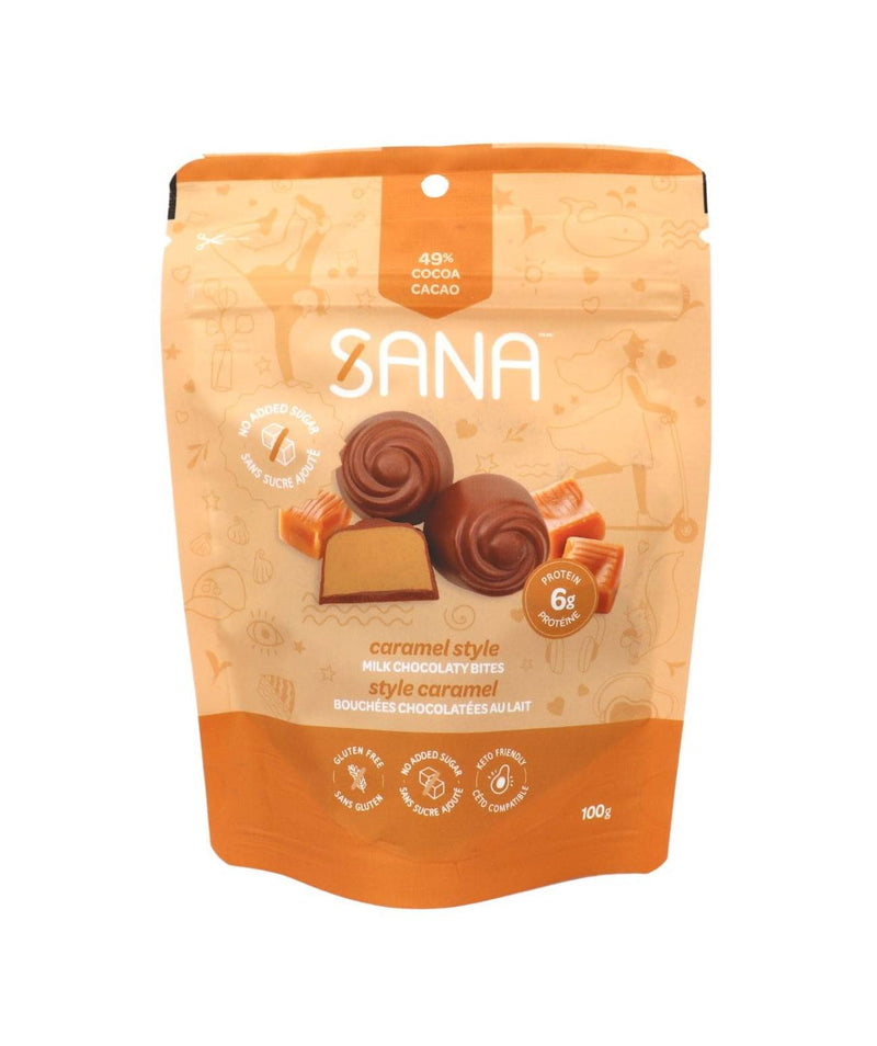 Sana Protein Bites Milk Chocolaty Caramel / 100g