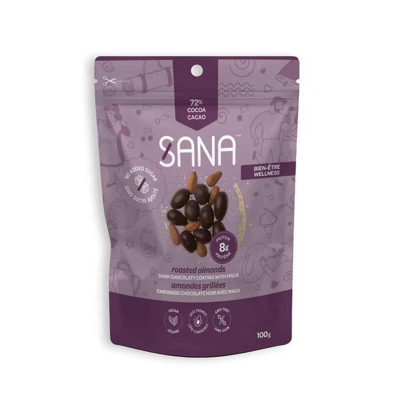 Sana Protein Bites Dark Chocolaty Maca Almonds / 100g