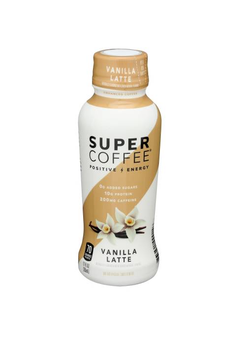 Super Coffee Vanilla Latte Vanilla Bean / 12 Oz