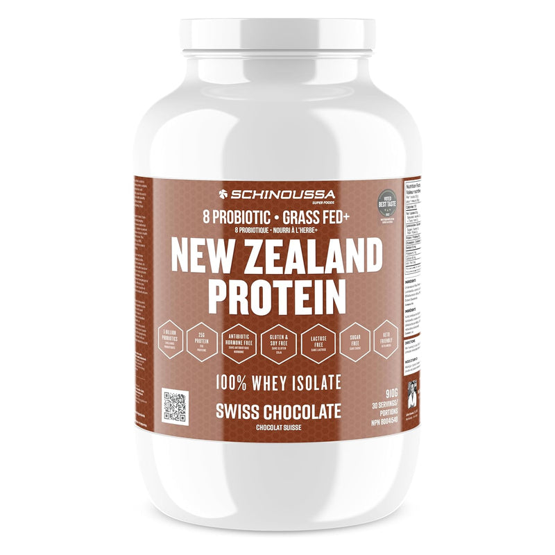 Schinoussa Probiotic New Zealand Whey Isolate Protein Grass-Fed Chocolate / 910g