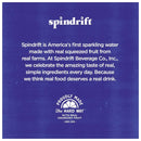 Spindrift Sparkling Water & Real Squeezed Fruit - Unsweetened Lime 355ml - Water