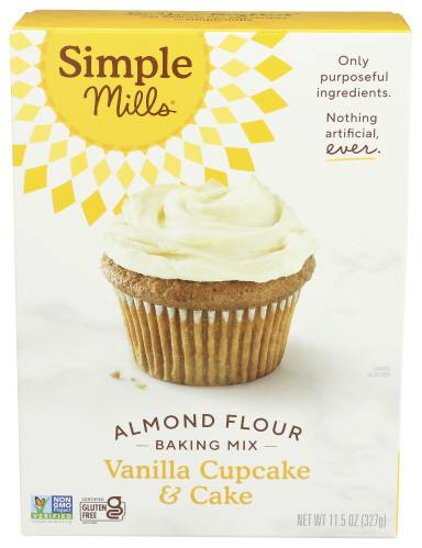 Simple Mills Vanilla Cupcake And Cake Baking Mix 11.54 Oz