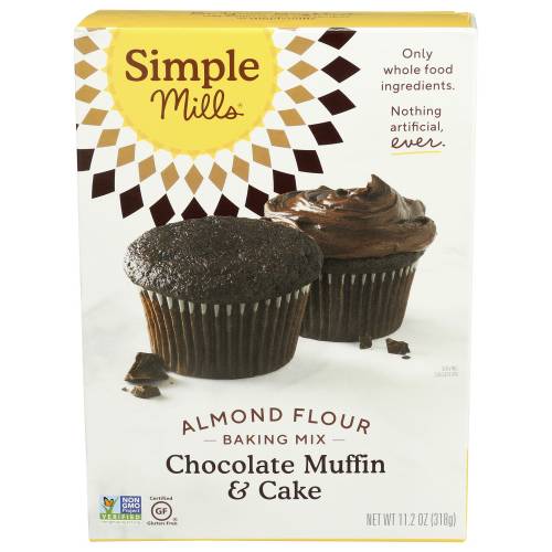Simple Mills Chocolate Muffin And Cake Baking Mix 11.2 Oz