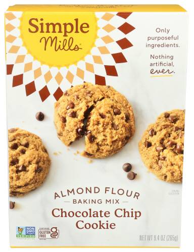 Simple Mills Chocolate Chip Cookie Mix  9.4 Oz