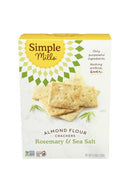 Simple Mills Almond Flour Crackers - Rosemary & Sea Salt 4.25 Oz - Crackers