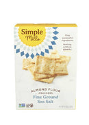Simple Mills Almond Flour Crackers - Fine Ground Sea Salt 4.25 Oz - Crackers