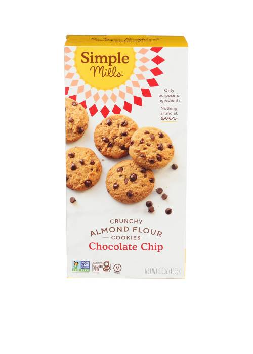 Simple Mills Cookies  Crunchy Chocolate Chip  / 5.5 Oz