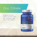 SISU Zinc Citrate 30 mg - 90 vegetarian capsules - Zinc