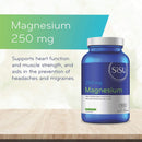 SISU Magnesium 250 mg - 100 vegetarian capsules - - Magnesium