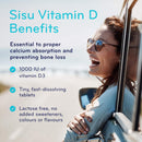 SISU Vitamin D 1000 IU Unflavoured - 400 Tablets - - Vitamin D