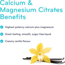 SISU Cal Mag Citrates Liquid with D3 - Creamy Vanilla 450 ml - Minerals