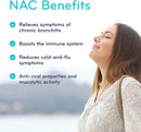 SISU NAC 600 mg - 120 vegetarian capsules - Amino Acids