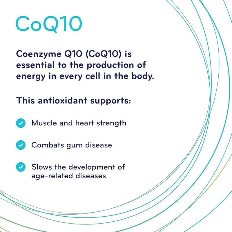 SISU Co Q10 100 mg - 120 Softgels - Supplements