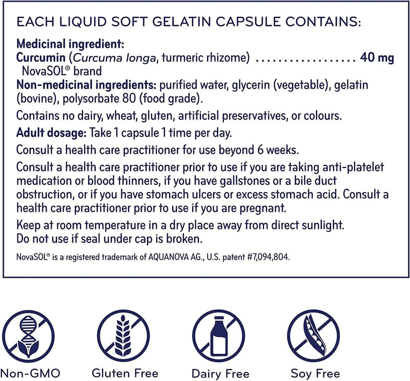SISU Full Spectrum Curcumin (NovaSol) - - Antioxidant