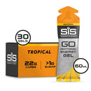 Science In Sport Go Isotonic Energy Gel - Tropical 30X60ml - - Energy Drinks