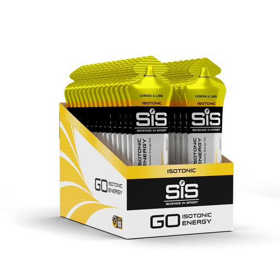 Science In Sport Go Isotonic Energy Gel - Lemon Lime 30X60ml - - Energy Drinks