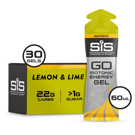 Science In Sport Go Isotonic Energy Gel Lemon Lime / 30X60ml