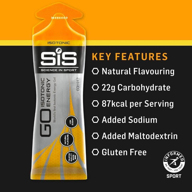 Science In Sport Go Isotonic Energy Gel Orange / 60ml