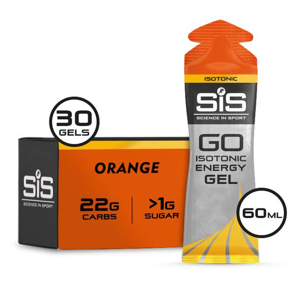 Science In Sport Go Isotonic Energy Gel - Orange 30X60ml - - Energy Drinks