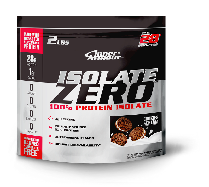 Inner Armour Isolate Zero - Cookies & Cream 2lb - Protein Powder