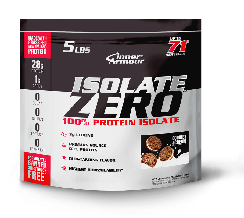 Inner Armour Isolate Zero - Cookies & Cream 5lb - Protein Powder