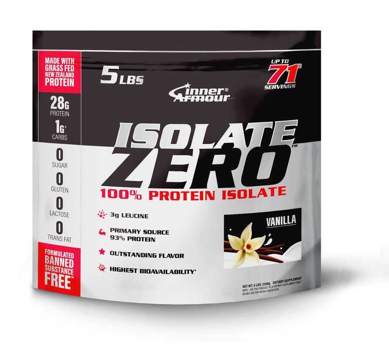 Inner Armour Isolate Zero - Vanilla 5lb - Protein Powder