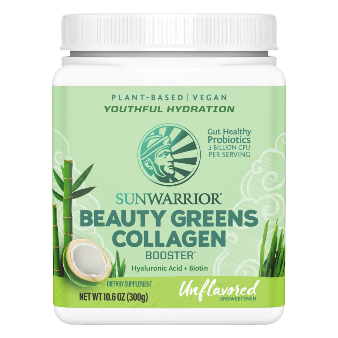 Sunwarrior Beauty Greens Collagen Booster Unflavoured / 300 g