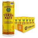 Guayaki Sparkling Yerba Mate - Classic Gold 12-pack - - Tea