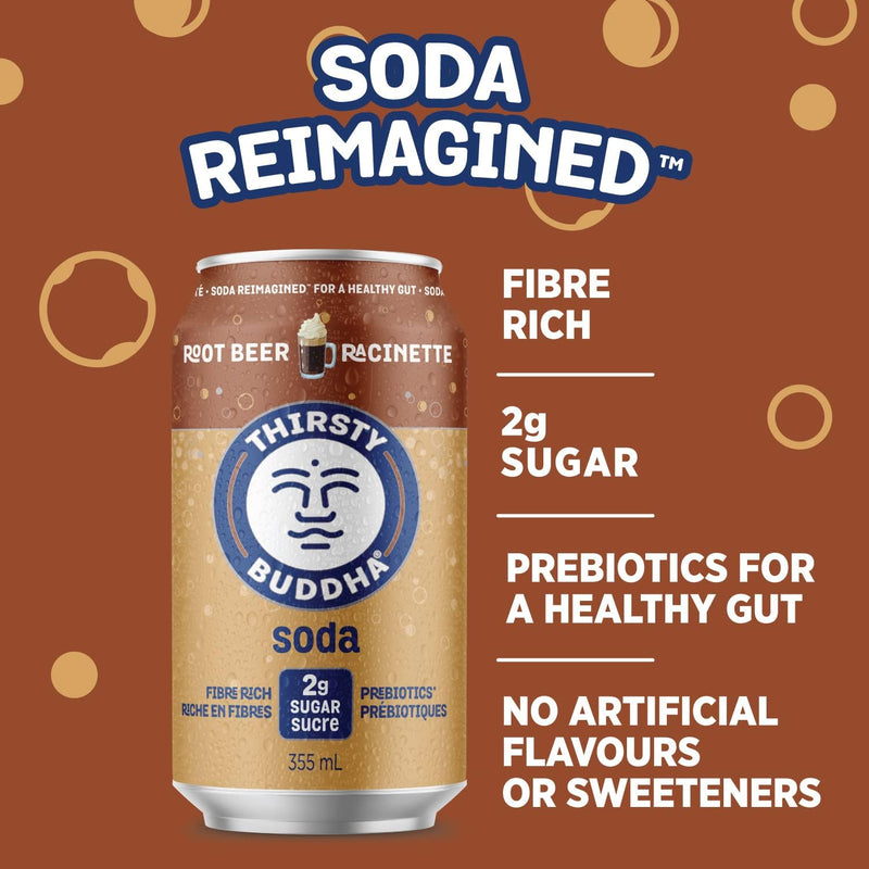 Thirsty Buddha Soda Root Beer / 4-pack