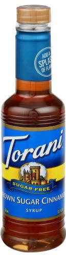Torani Sugar Free Syrup - Brown Sugar Cinnamon 375ml - - Syrup