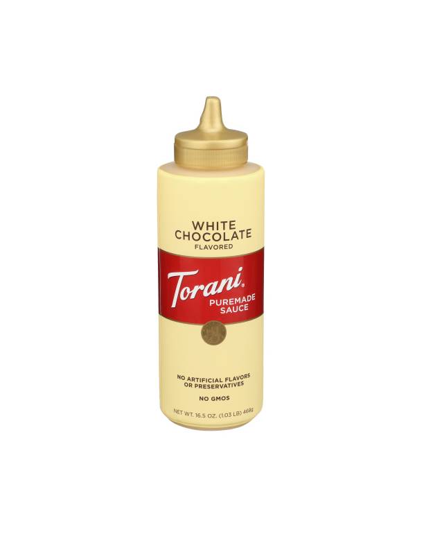 Torani Puremade Sauce - White Chocolate 16.5 Oz - Syrup
