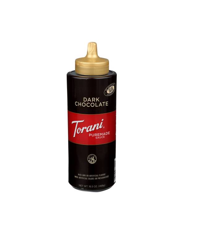 Torani Puremade Sauce - Dark Chocolate 16.5 Oz - Syrup
